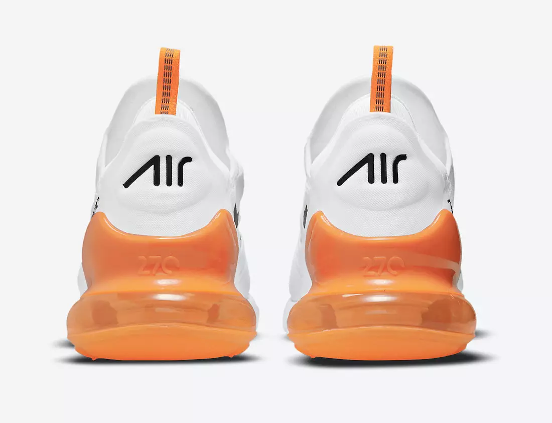 Nike Air Max 270 Creamsicle Hvid Orange DO6392-100 Udgivelsesdato