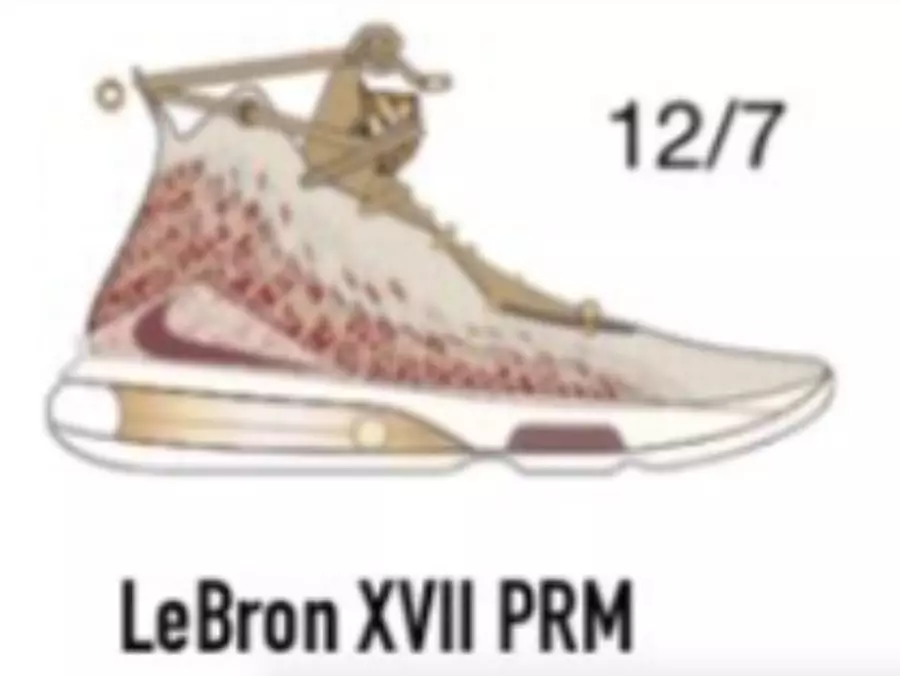 Rae Faisin Harlem Nike LeBron 17 Dáta Eisiúna HFR An Chéad Amharc