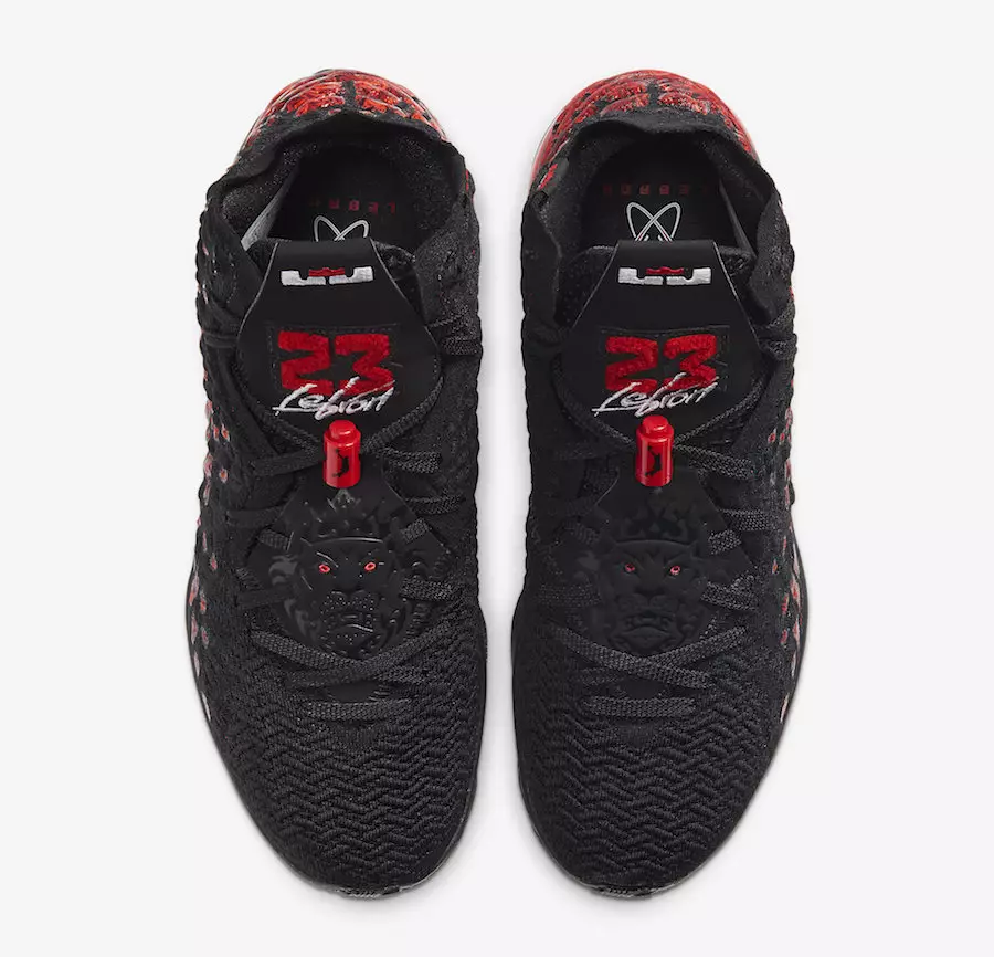 Nike LeBron 17 Infrared BQ3177-006 מעלדונג טאָג