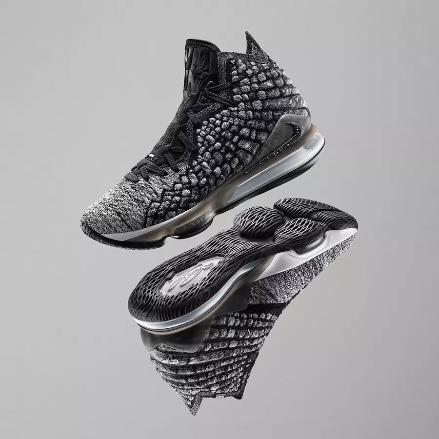 Nike LeBron 17 Black White BQ3177-002 Megjelenés dátuma