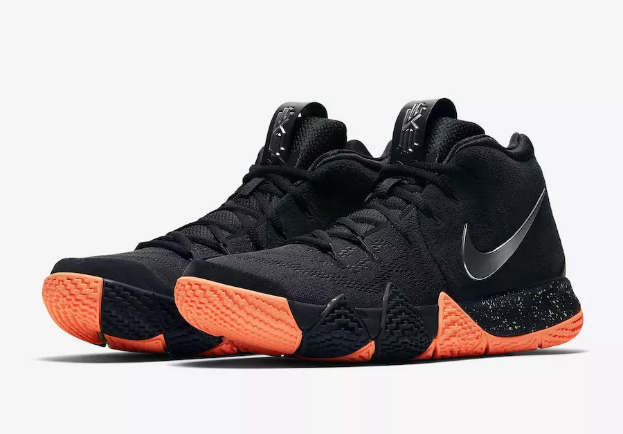 Nike Kyrie 4 Black Silver Orange 943806-010 Датум на издавање