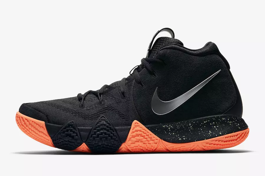 Nike Kyrie 4 Black Silver Orange 943806-010 Dáta Eisiúna