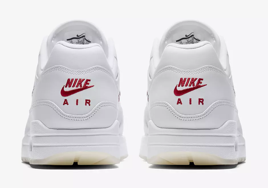 Nike Air Max 1 Premium SC Gioiello Bianco Rosso Data di rilascio