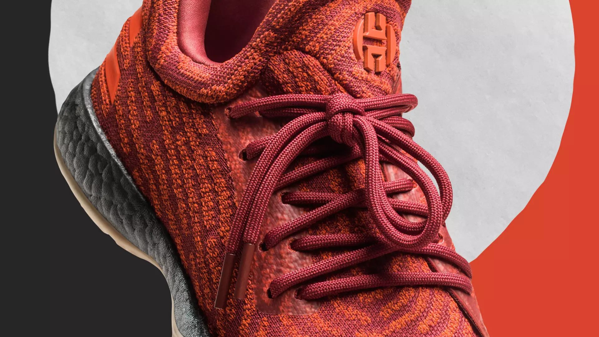 adidas Harden LS Fast Life წითელი ნარინჯისფერი