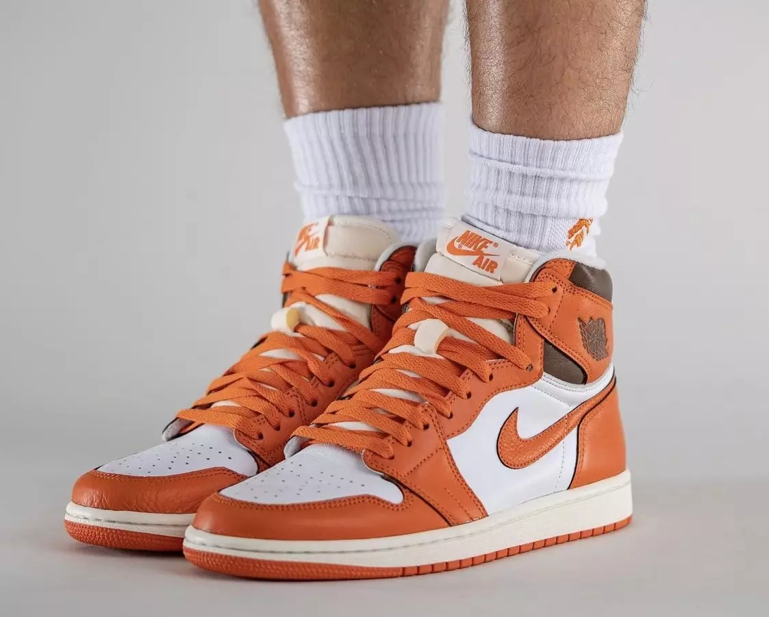 Air Jordan 1 Starfish DO9369-101 – Erscheinungsdatum On-Feet