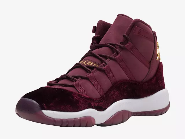 Air Jordan 11 GS Kırmızı Kadife Gece Bordo