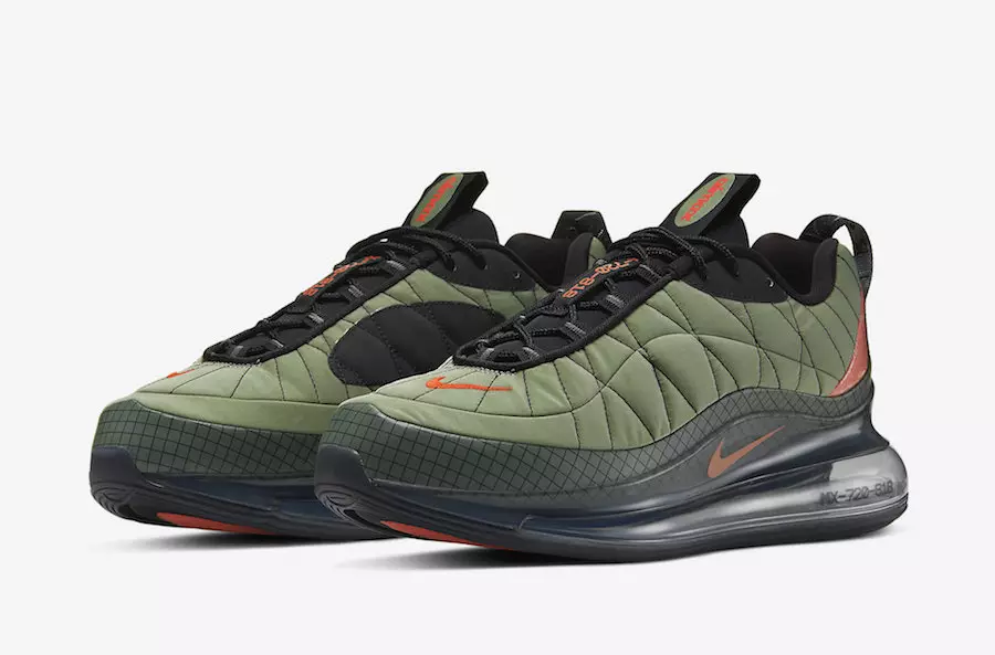 Nike Air MX 720-818 Cargo Khaki Orange CI3871-300 Թողարկման ամսաթիվ