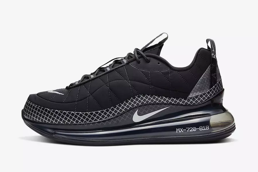 Tarehe ya Kutolewa ya Nike Air MX 720-818 Black Grey CI3871-001