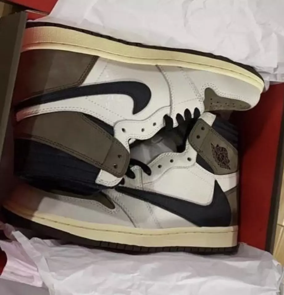 Travis Scott Air Jordan 1 vaihtoehtoisen käänteisen julkaisun tiedot