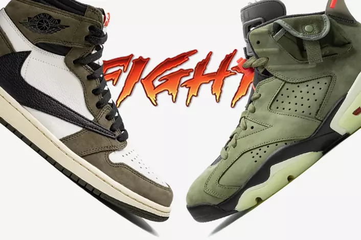 Travis Scott Air Jordan yang lebih baik: Air Jordan 1 atau Air Jordan 6