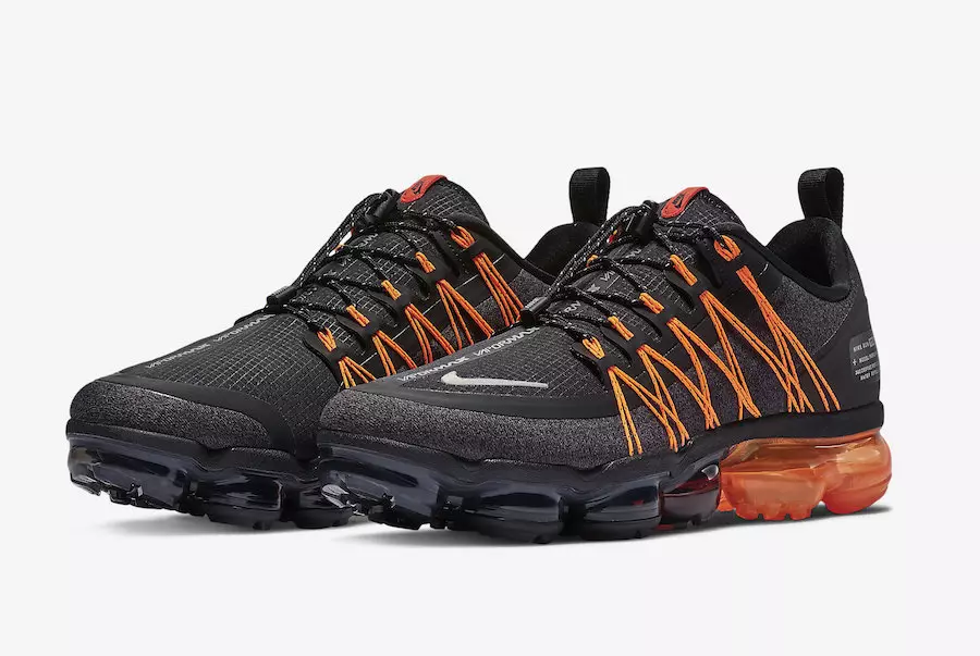 Nike Air VaporMax Utility Black Orange AQ8810-005 Tarehe ya Kutolewa