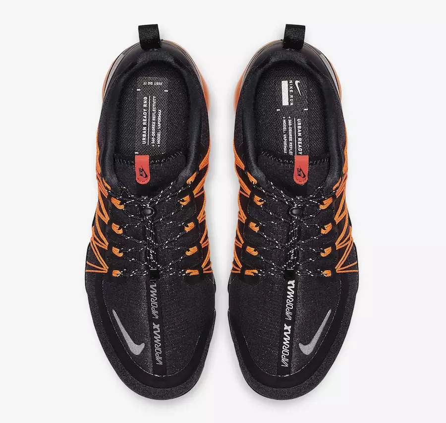 Nike Air VaporMax Utility Black Orange AQ8810-005 Tarehe ya Kutolewa