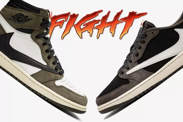 Më mirë publikim i Travis Scott: Air Jordan 1 High OG ose Air Jordan 1 Low