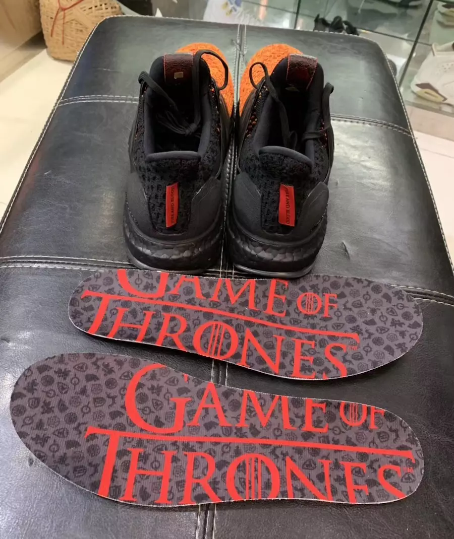 Adidas Ultra Boost Game of Thrones House of Targaryen Fire and Blood Data de lançamento