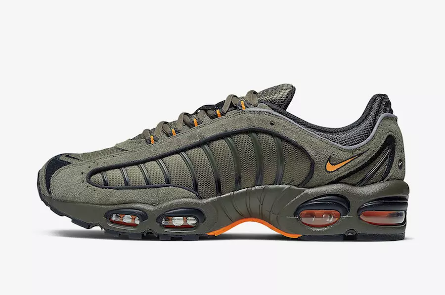 Санаи барориши Nike Air Max Tailwind 4 Olive Orange CJ9681-300