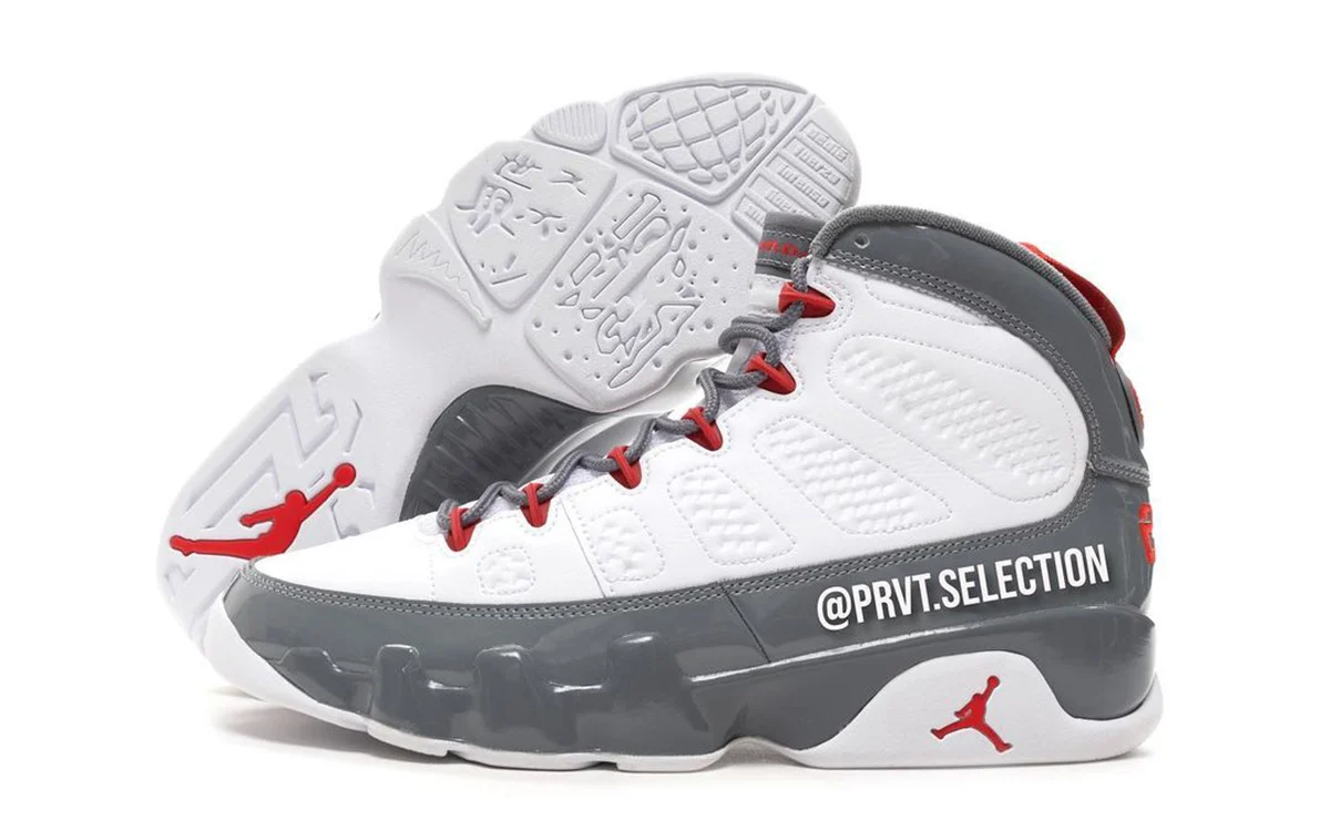 Air Jordan 9 Fire Red Cool Grey CT8019-162 Chiqarilgan sanasi