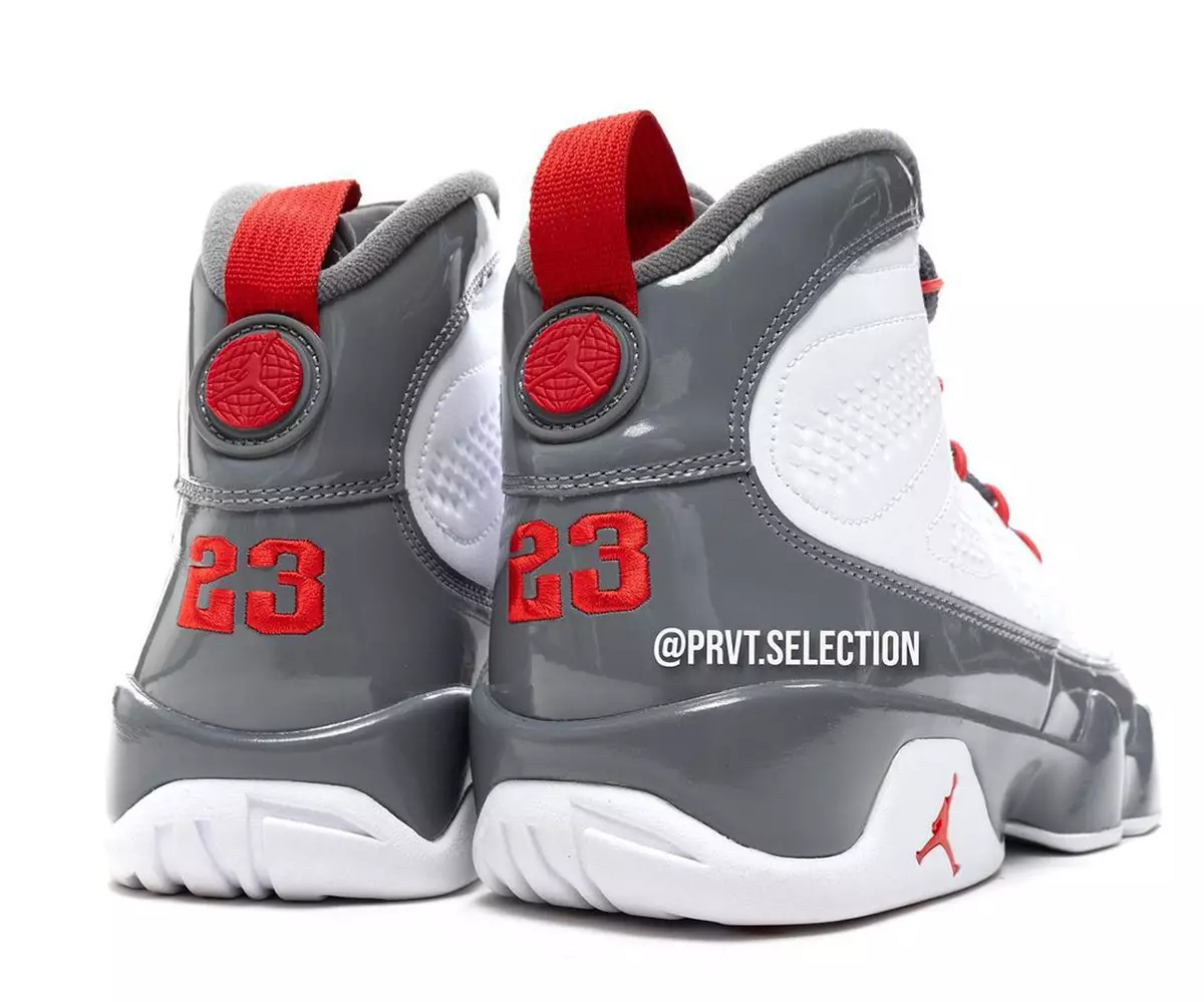 Air Jordan 9 Fire Red Cool Grey CT8019-162 Buraxılış Tarixi