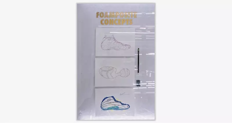 Nike SNKRS Nike Air Foamposite ရွှေရောင်လေ