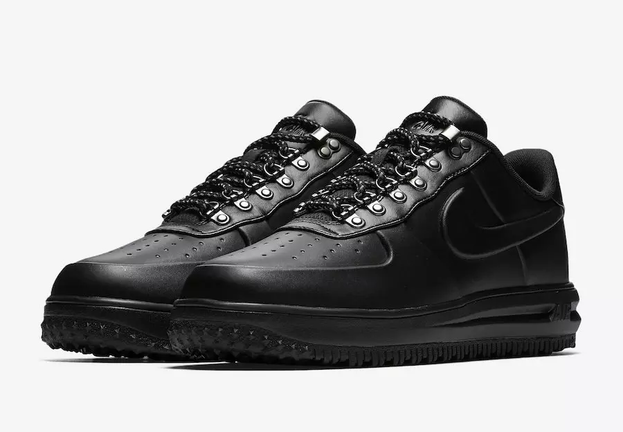 Nike Lunar Force 1 Duckboot Low Triple Nero