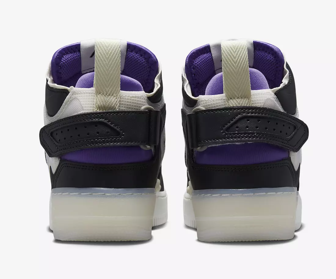 Nike Air Force 1 Mid React Black Purple DQ1872-001 Útgáfudagur