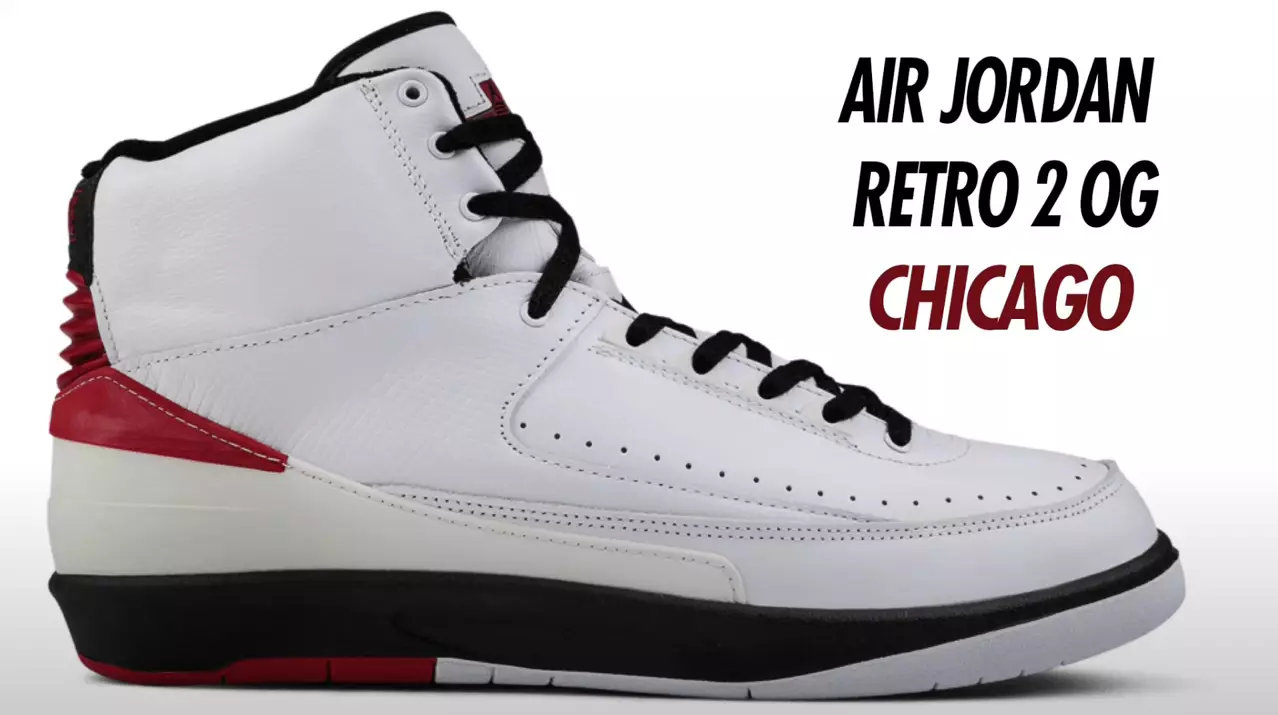 Air Jordan 2 OG Chicago 2022 წელი