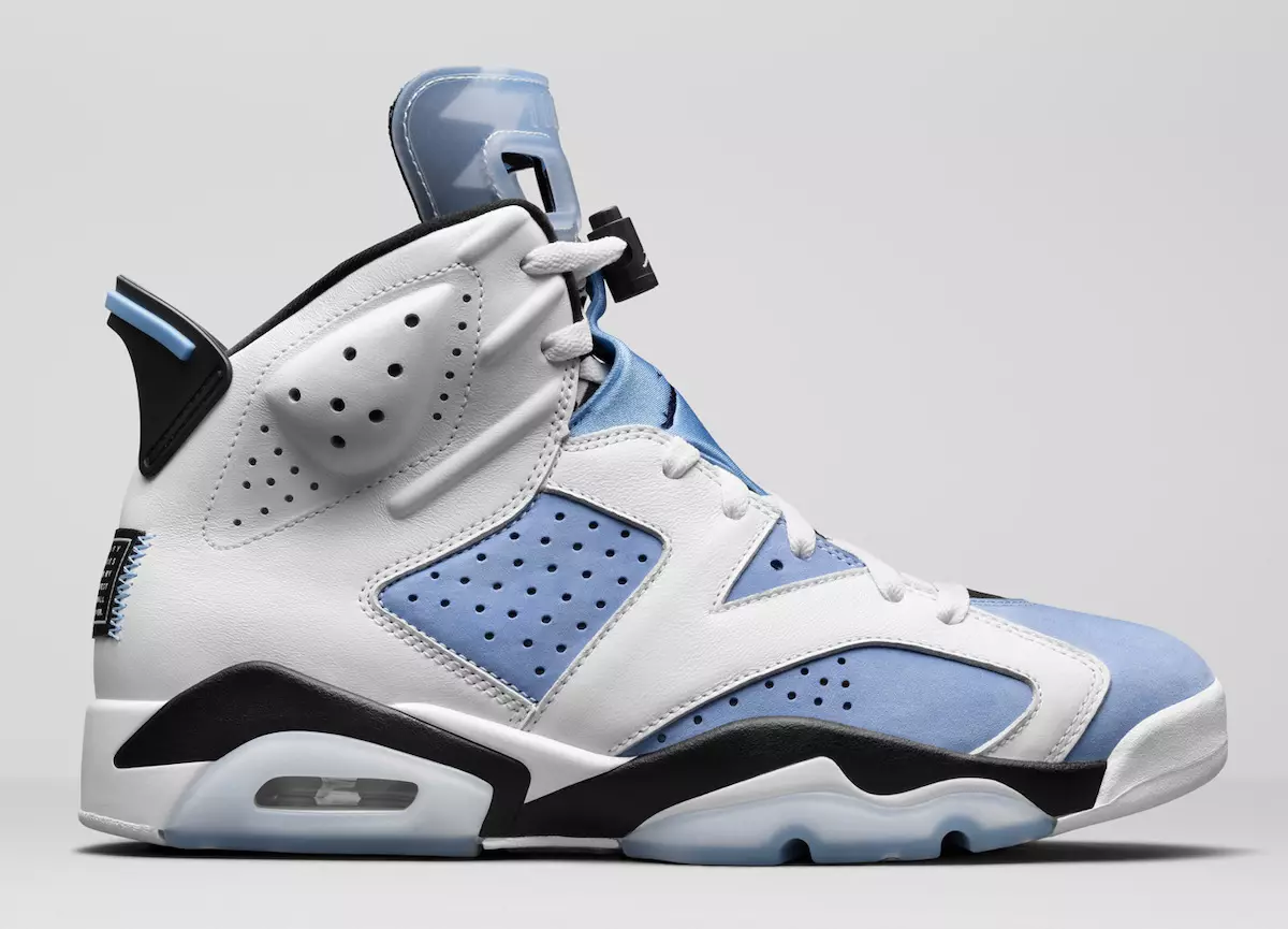 Air Jordan 6 Chuo Kikuu cha UNC Tarehe ya Kutolewa CT8529-410