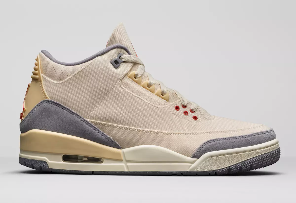 Air Jordan 3 Muslin Canvas DH7139-100 Releasedatum