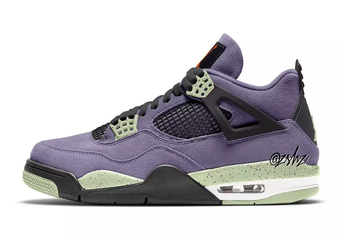 Air Jordan 4 Canyon Purple Womens Дата на пускане на пазара