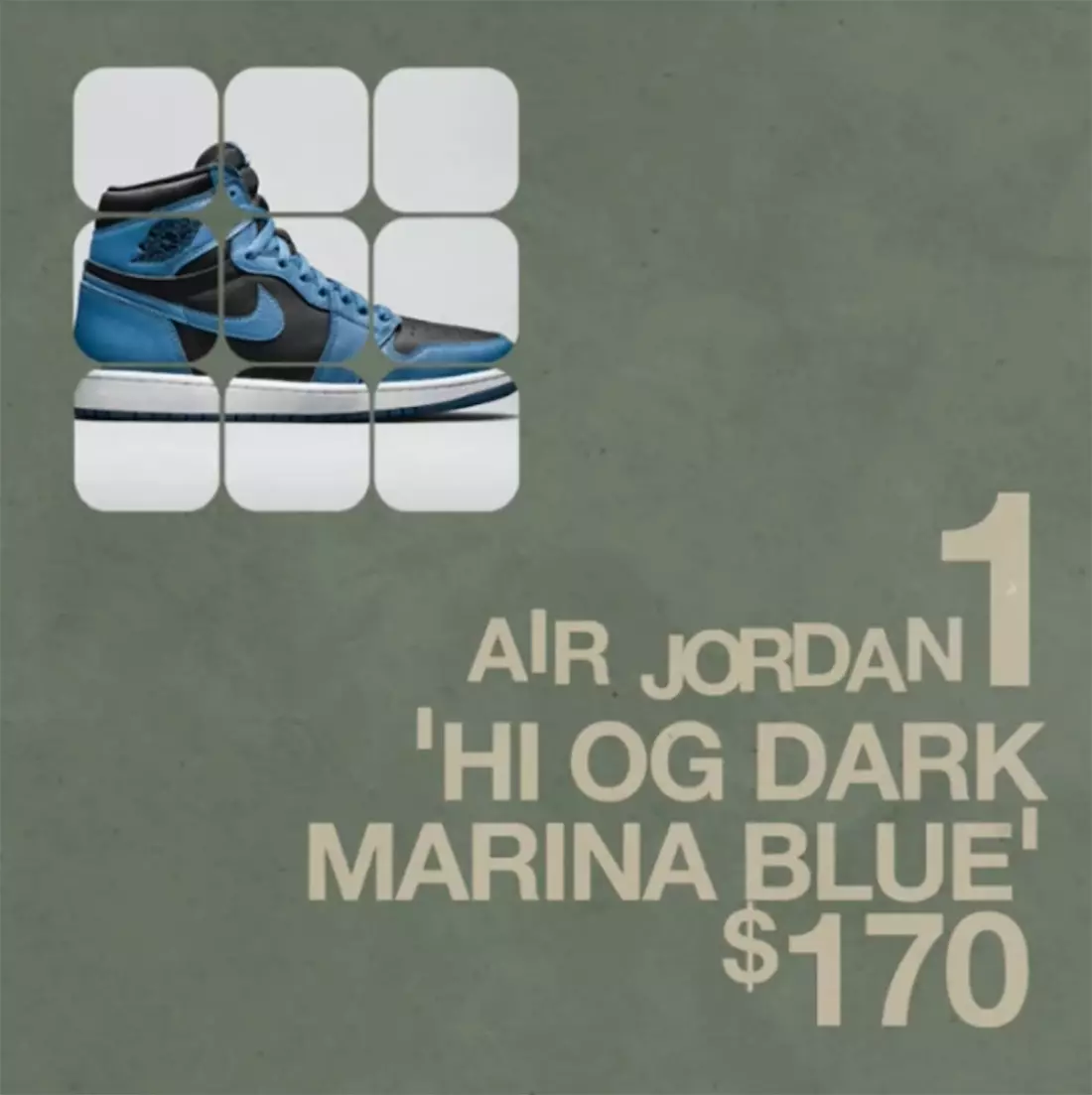 Air Jordan 1 Dark Marina Blue худалдаанд гарсан огноо