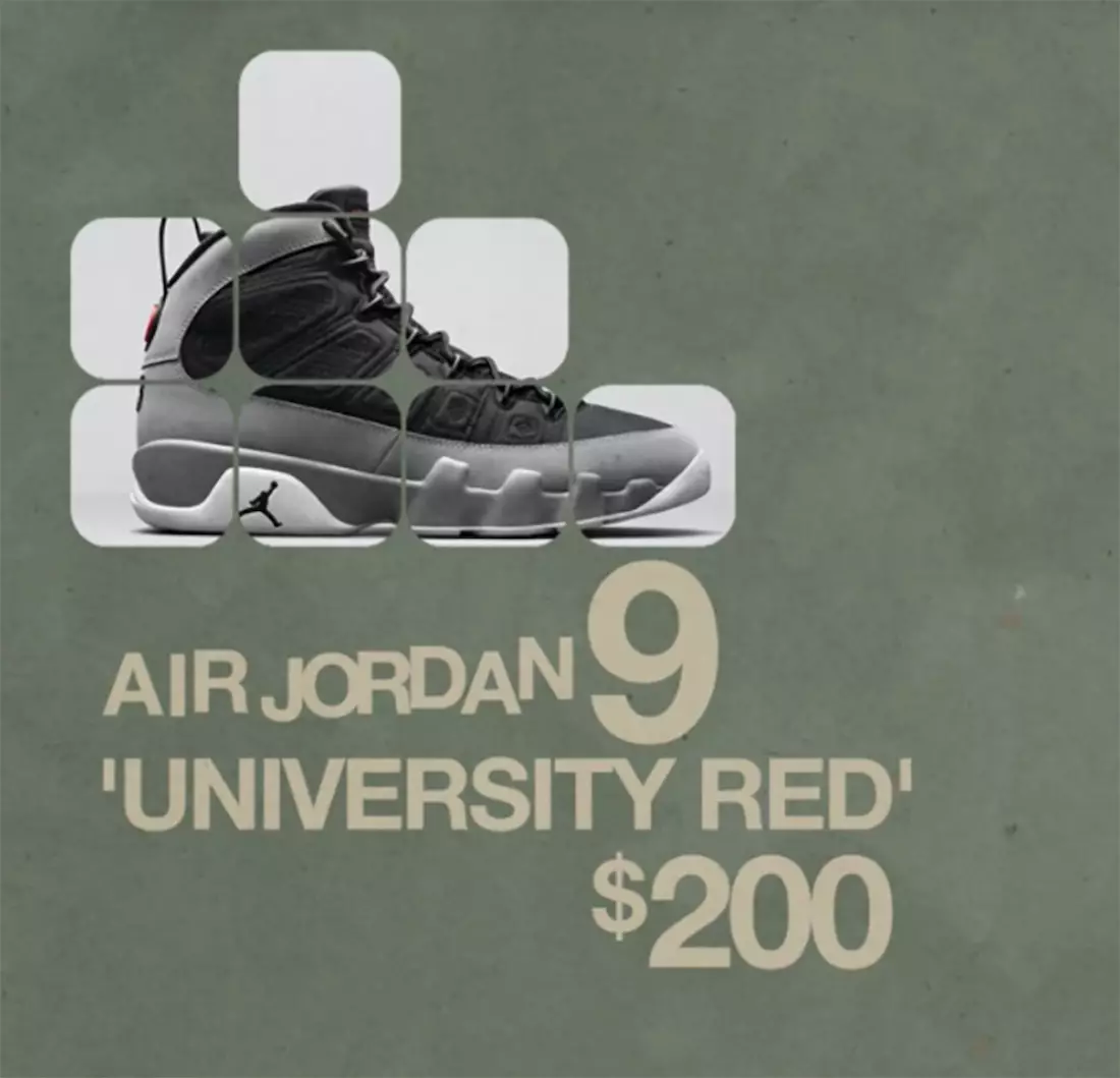 Air Jordan 9 University Red Releases Дата