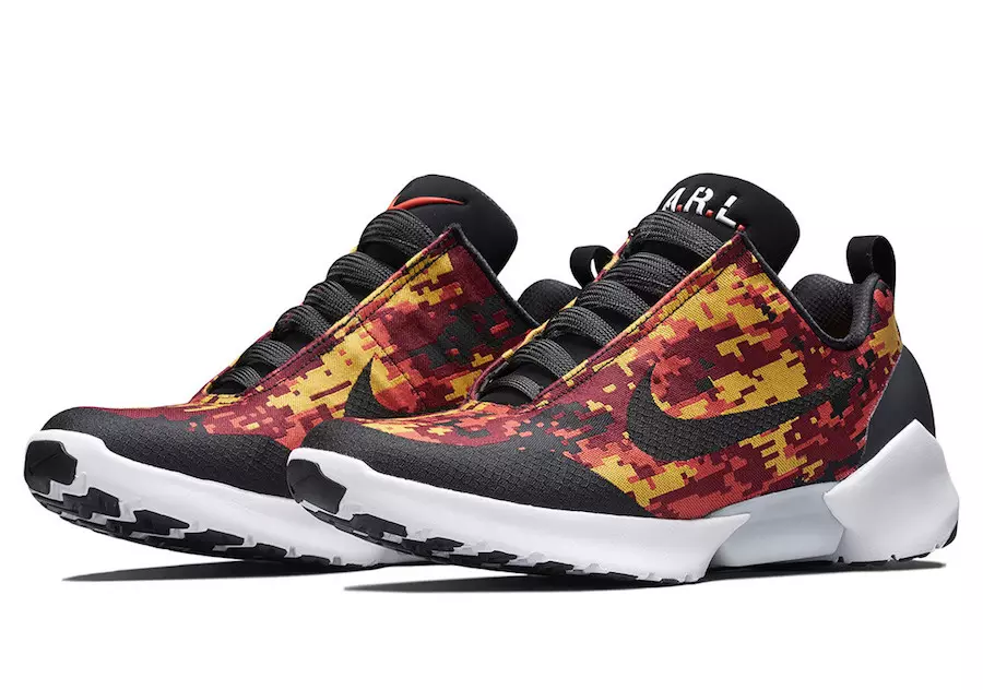 Nike HyperAdapt Digi Camo Black Team Red Habanero