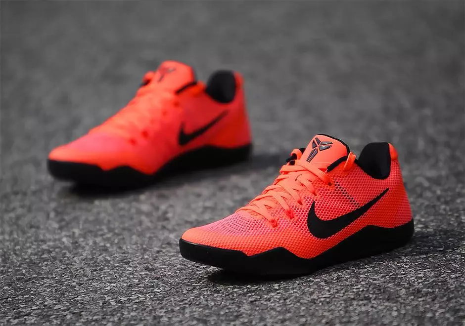 Nike Kobe 11 EM Barcelona Bright Mango Bright Crimson Data de lançamento