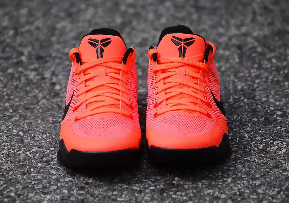 Nike Kobe 11 EM Barcelona Bright Mango Bright Crimson Tarikh Tayangan