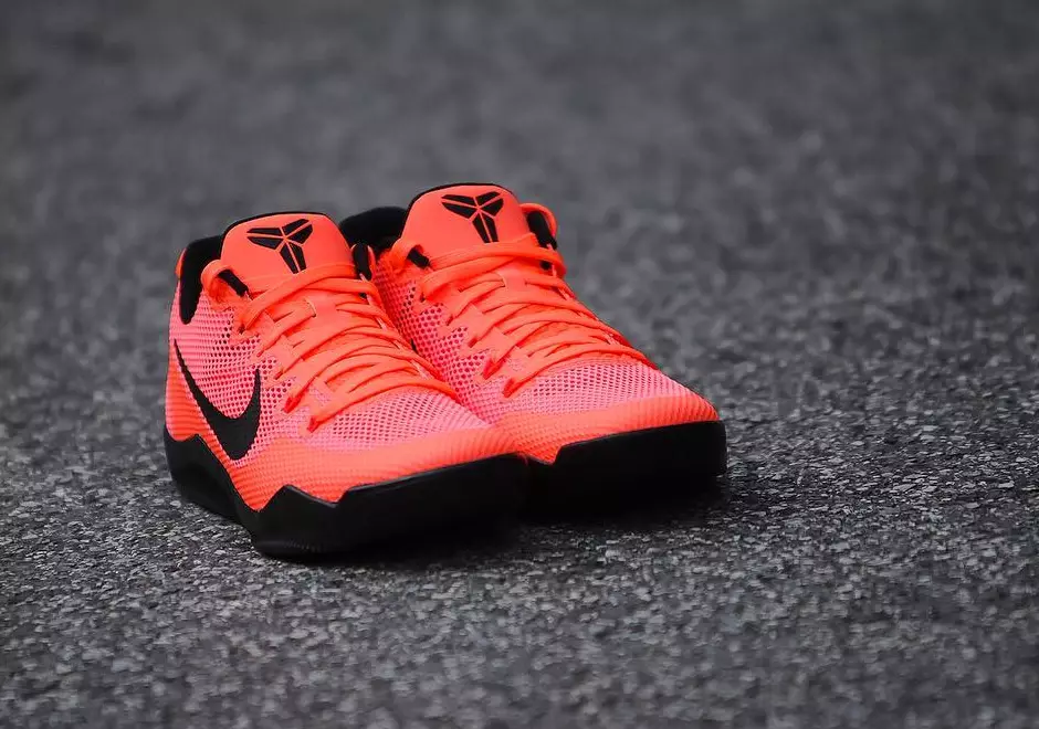 Nike Kobe 11 EM Barcelona Bright Mango Bright Crimson Ngày phát hành