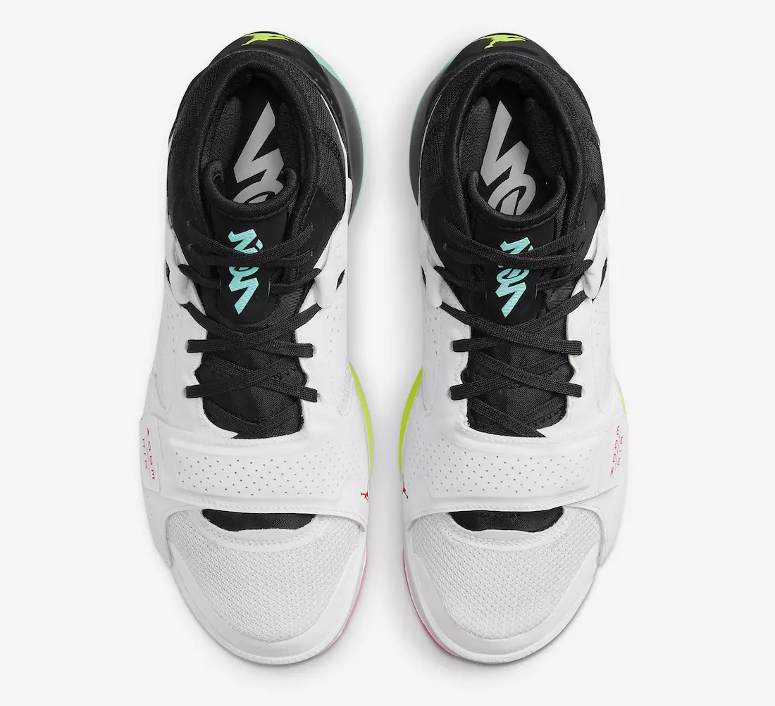 Jordan Zion 2 White Volt Black Dynamic Turquoise DM0858-107 Чыгарылган датасы