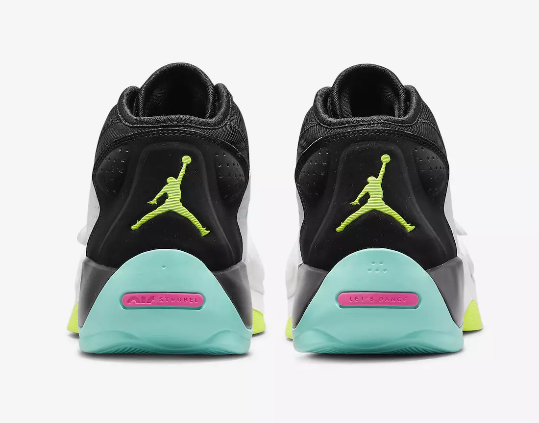 Jordan Zion 2 White Volt Black Dynamic Turquoise DM0858-107 Tarikh Tayangan