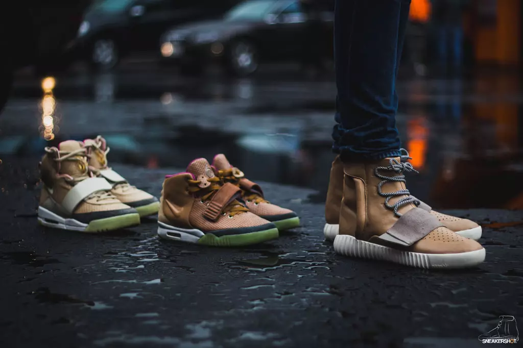 adidas Yeezy 750 Boost Tan Net Custom