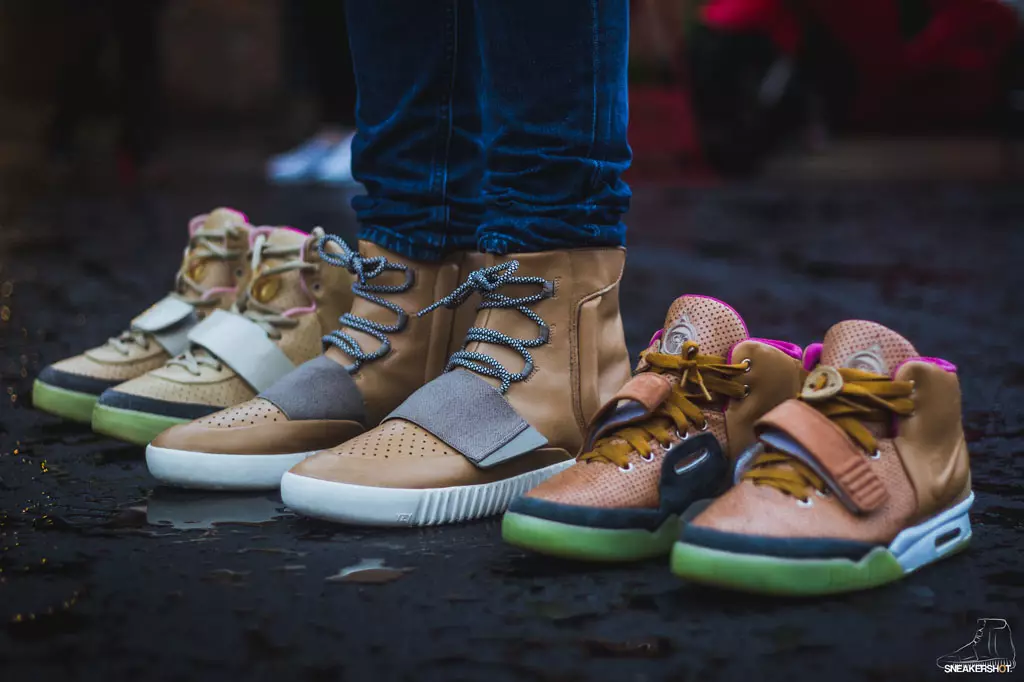 Adidas Yeezy 750 Boost Net Tan Custom