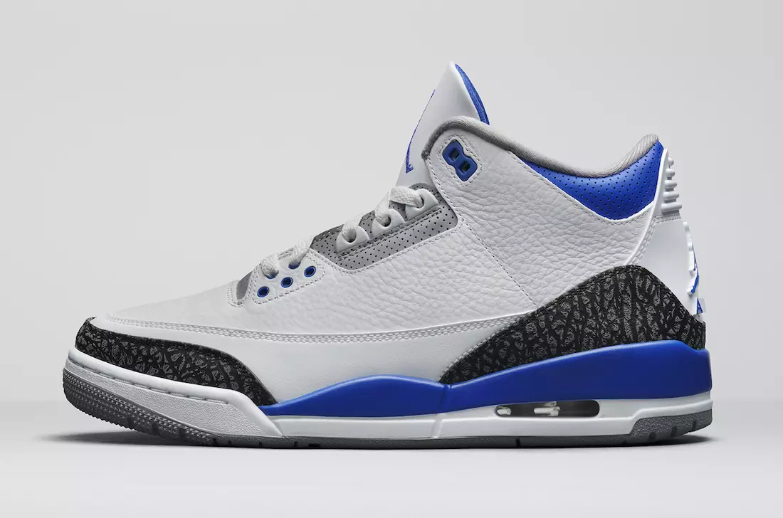 Air Jordan 3 Retro Racer Blue CT8532-145 Útgáfudagur