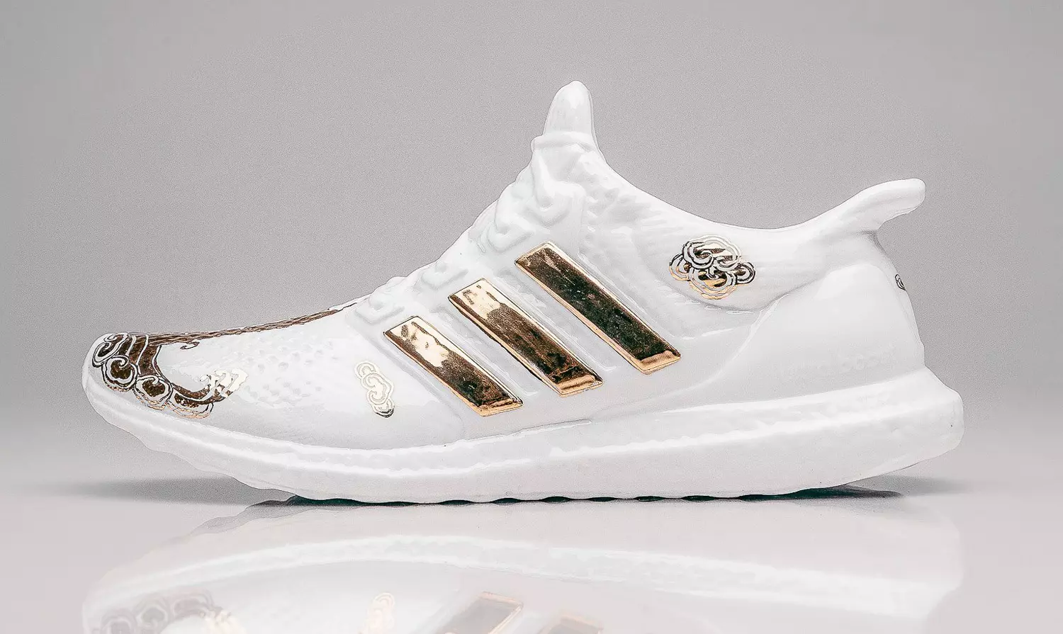 adidas Ultra Boost Gold Sculptures