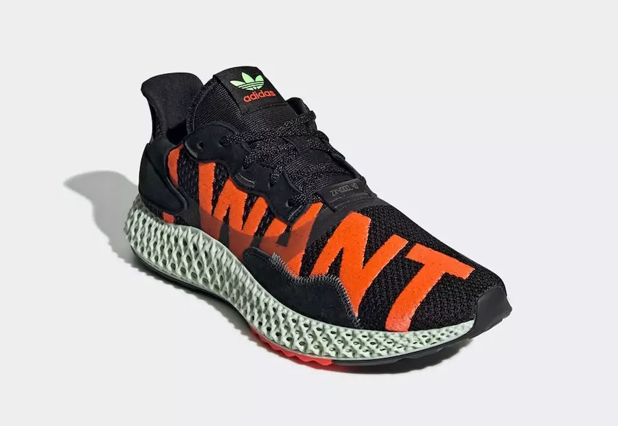 adidas ZX 4000 4D I Want I Can Black EF9625 Թողարկման ամսաթիվ