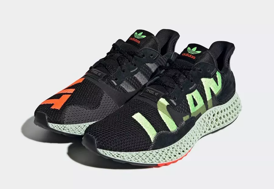 Adidas ZX 4000 4D I Want I Can Black EF9625 Väljalaskekuupäev