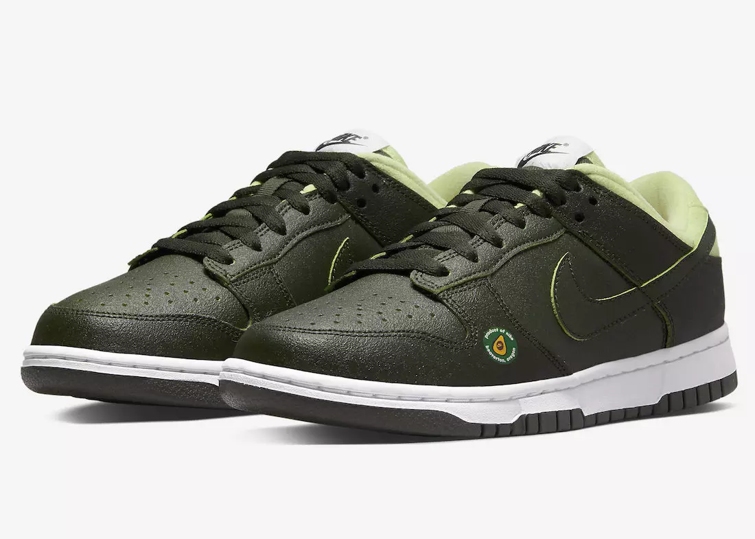 Scaoileann Nike Dunk Low “Avocado” 24 Lúnasa