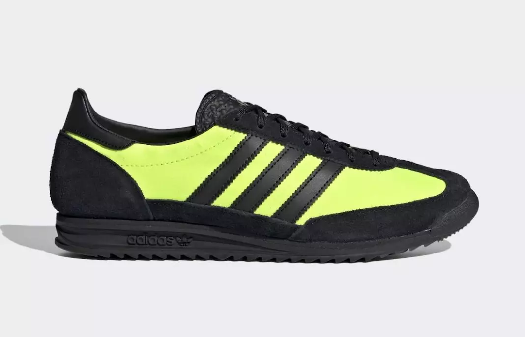 تاریخ عرضه adidas SL 72 Black Solar Yellow S29245