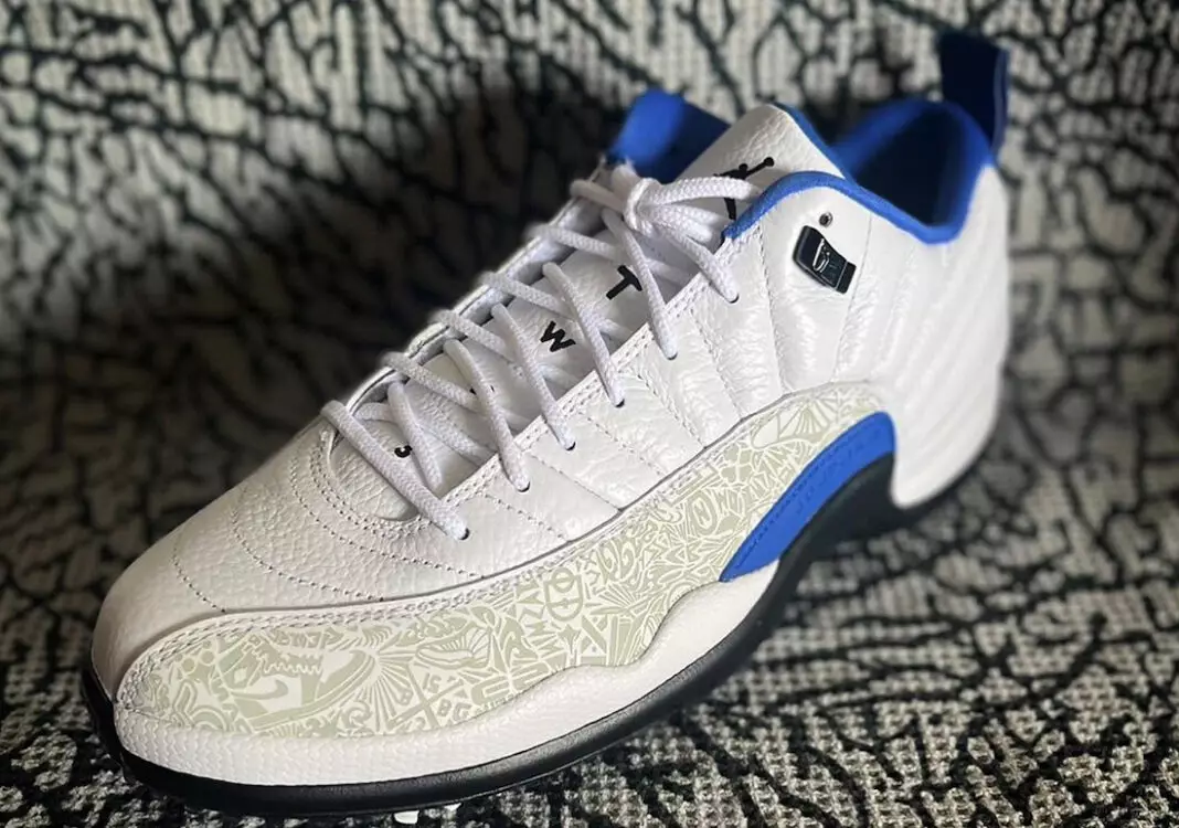 Air Jordan 12 Low Golf Laser Hvid Blå Udgivelsesdato