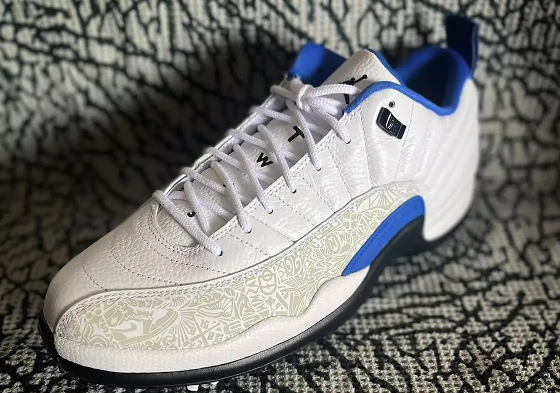 Pogled na dve prihajajoči Air Jordan 12 Low Colorways