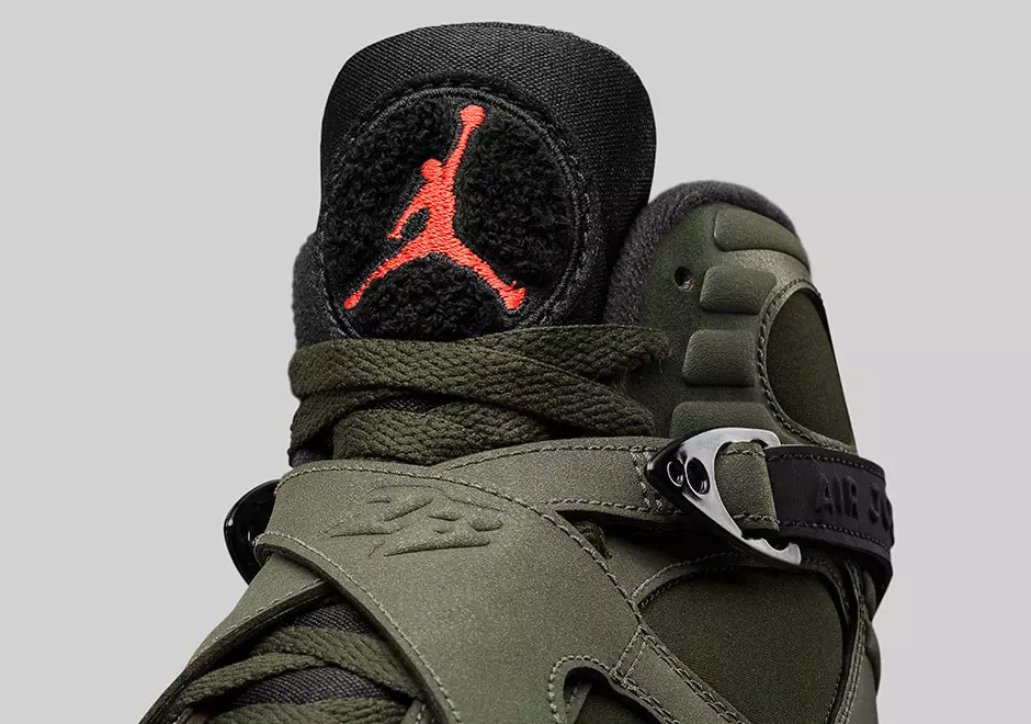 Air Jordan 8 Chukua Tarehe ya Kutolewa kwa Ndege ya Sequoia