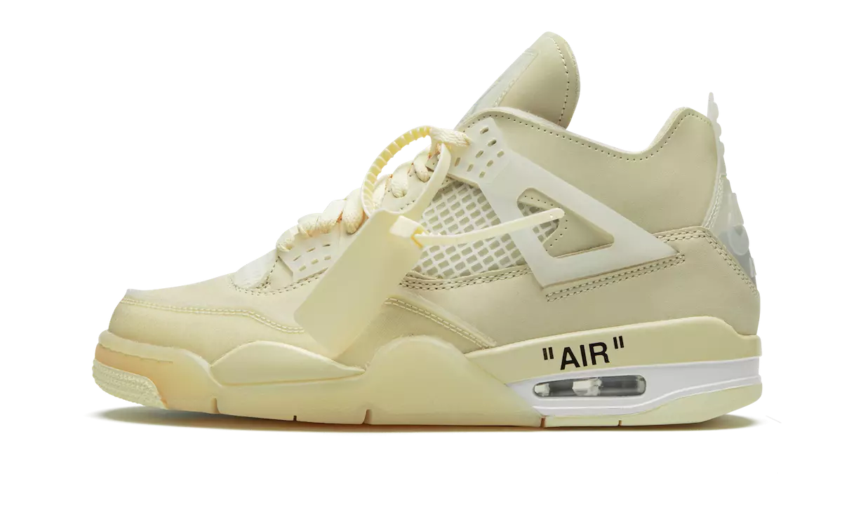 Blanco roto Air Jordan 4 Vela