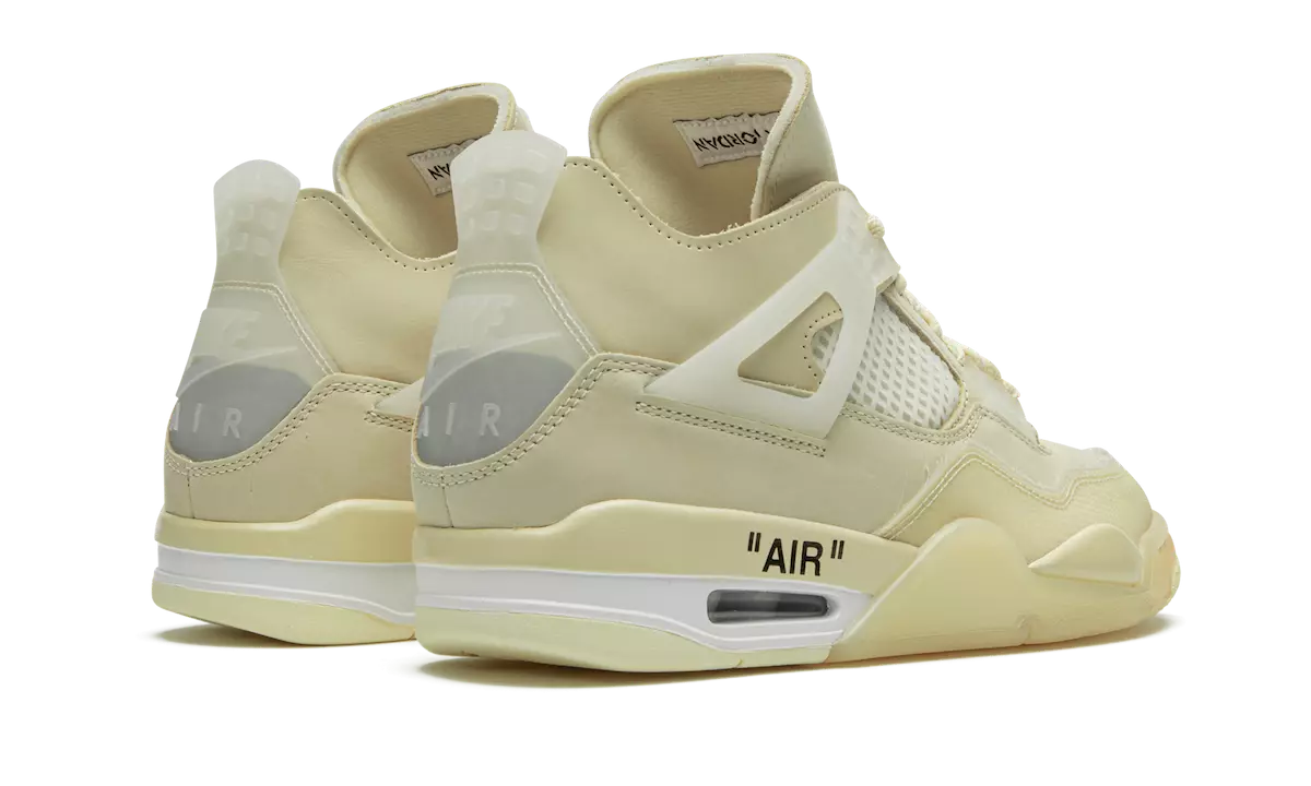 Blanco roto Air Jordan 4 Vela