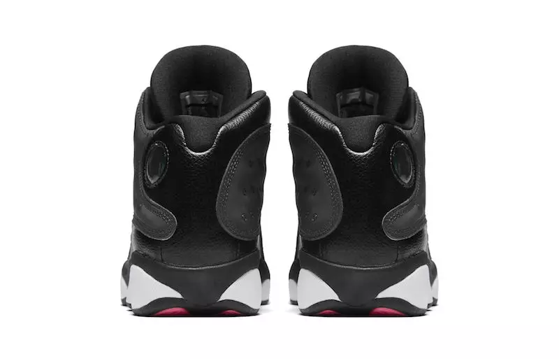 Air Jordan 13 GS שוואַרץ אַנטראַסייט היפּער ראָזעווע 3 ם רעפלעקטיווע מעלדונג טאָג פּיאַטע